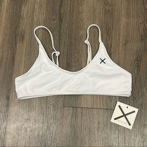 Boutine LA Manhattan white bikini top BRAND NEW